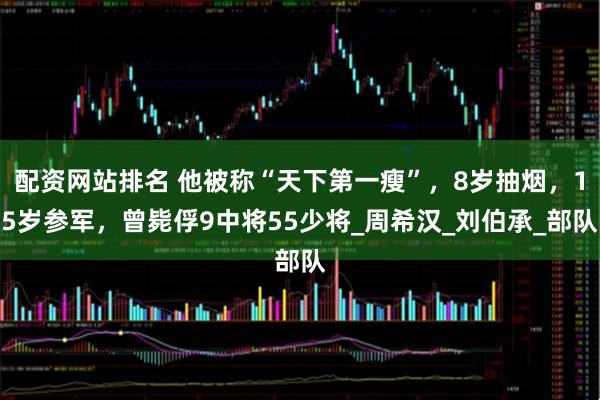 配资网站排名 他被称“天下第一瘦”，8岁抽烟，15岁参军，曾毙俘9中将55少将_周希汉_刘伯承_部队